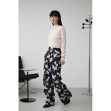 フラワープリントイージーワイドパンツ | AZUL BY MOUSSY | 詳細画像3 