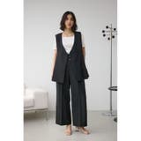 イージーケアリネンライクジレ | AZUL BY MOUSSY | 詳細画像4 