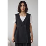 イージーケアリネンライクジレ | AZUL BY MOUSSY | 詳細画像6 