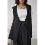 BLK | イージーケアリネンライクジレ | AZUL BY MOUSSY