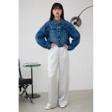 シャイニーリラックスワイドパンツ | AZUL BY MOUSSY | 詳細画像16 