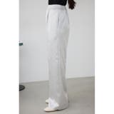 シャイニーリラックスワイドパンツ | AZUL BY MOUSSY | 詳細画像18 