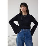 フレアスリーブリブニット | AZUL BY MOUSSY | 詳細画像12