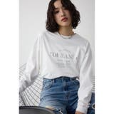 O/WHT1 | メタリックロゴロングTシャツ | AZUL BY MOUSSY