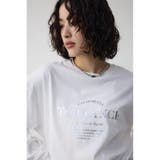 メタリックロゴロングTシャツ | AZUL BY MOUSSY | 詳細画像1 