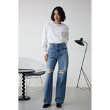 メタリックロゴロングTシャツ | AZUL BY MOUSSY | 詳細画像3 