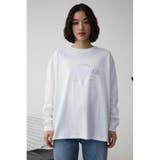 メタリックロゴロングTシャツ | AZUL BY MOUSSY | 詳細画像4 