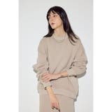 ピグメント起毛裏毛クルーネックトップス | AZUL BY MOUSSY | 詳細画像17 