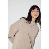 ピグメント起毛裏毛クルーネックトップス | AZUL BY MOUSSY | 詳細画像18 