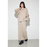 ピグメント起毛裏毛クルーネックトップス | AZUL BY MOUSSY | 詳細画像19 