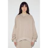 ピグメント起毛裏毛クルーネックトップス | AZUL BY MOUSSY | 詳細画像20 