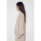 ピグメント起毛裏毛クルーネックトップス | AZUL BY MOUSSY | 詳細画像21 