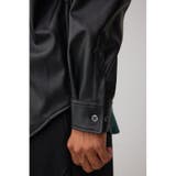 フェイクレザースウィッチングシャツ | AZUL BY MOUSSY | 詳細画像21 