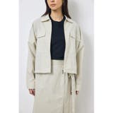 ソフトリネンステンカラーショートブルゾン | AZUL BY MOUSSY | 詳細画像11 