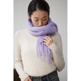 L/PUR1 | ナローフラッフィーストール | AZUL BY MOUSSY