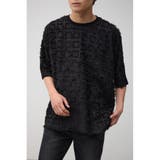 柄BLK5 | カットジャガードオーバーサイズトップス | AZUL BY MOUSSY