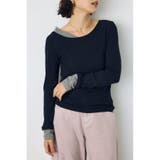 バイカラー長袖トップス | AZUL BY MOUSSY | 詳細画像11