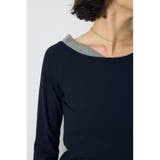 バイカラー長袖トップス | AZUL BY MOUSSY | 詳細画像15