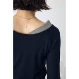バイカラー長袖トップス | AZUL BY MOUSSY | 詳細画像16