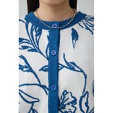 2WAY線花柄ジャガードカーディガン | AZUL BY MOUSSY | 詳細画像33