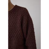バスケット編み切り替えニットトップス | AZUL BY MOUSSY | 詳細画像31 