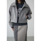 GRY | シャギースタンドコート | AZUL BY MOUSSY