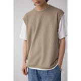 柄BEG5 | フェイクレイヤードベストセットTEE | AZUL BY MOUSSY