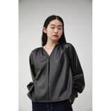 GATHER DESIGN FAUX LEATHER BL | AZUL BY MOUSSY | 詳細画像1 