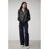 GATHER DESIGN FAUX LEATHER BL | AZUL BY MOUSSY | 詳細画像3 