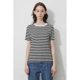 柄WHT5 | BASIC CREW NECK TEE | AZUL BY MOUSSY
