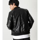 ECO LEATHER MA-1 | AZUL BY MOUSSY | 詳細画像2 
