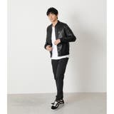ECO LEATHER MA-1 | AZUL BY MOUSSY | 詳細画像4 
