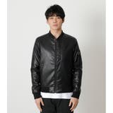 ECO LEATHER MA-1 | AZUL BY MOUSSY | 詳細画像5 