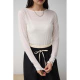 WHT | ベーシックシアーカットソー | AZUL BY MOUSSY