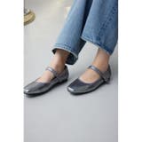 スクエアトゥストラップフラットパンプス | AZUL BY MOUSSY | 詳細画像20 