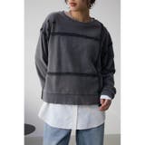 D/C.GRY3 | ダメージウラケプルオーバー | AZUL BY MOUSSY