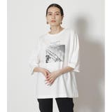 O/WHT1 | BEACH PHOTO TEE | AZUL BY MOUSSY