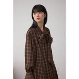 チェックボウタイワンピース | AZUL BY MOUSSY | 詳細画像14