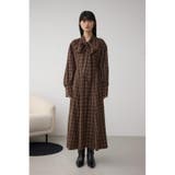 チェックボウタイワンピース | AZUL BY MOUSSY | 詳細画像17