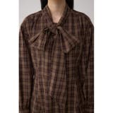 チェックボウタイワンピース | AZUL BY MOUSSY | 詳細画像20