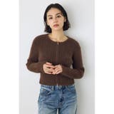 ダブルジップシャギーニットカーディガン | AZUL BY MOUSSY | 詳細画像22