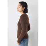 ダブルジップシャギーニットカーディガン | AZUL BY MOUSSY | 詳細画像15