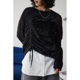BLK | シャギーデザイントップス | AZUL BY MOUSSY