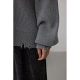 サイドZIPニットトップス | AZUL BY MOUSSY | 詳細画像30 