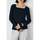 スクエアネックリブニット | AZUL BY MOUSSY | 詳細画像13