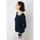 スクエアネックリブニット | AZUL BY MOUSSY | 詳細画像14