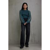 袖シアー袖リブトップス | AZUL BY MOUSSY | 詳細画像24 