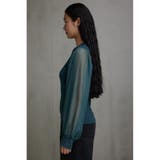 袖シアー袖リブトップス | AZUL BY MOUSSY | 詳細画像26 