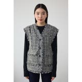 ツイードフリンジベスト | AZUL BY MOUSSY | 詳細画像4 