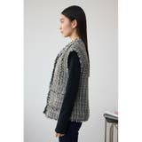 ツイードフリンジベスト | AZUL BY MOUSSY | 詳細画像5 